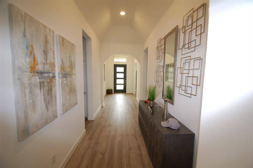 Luxury vinyl plank flooring