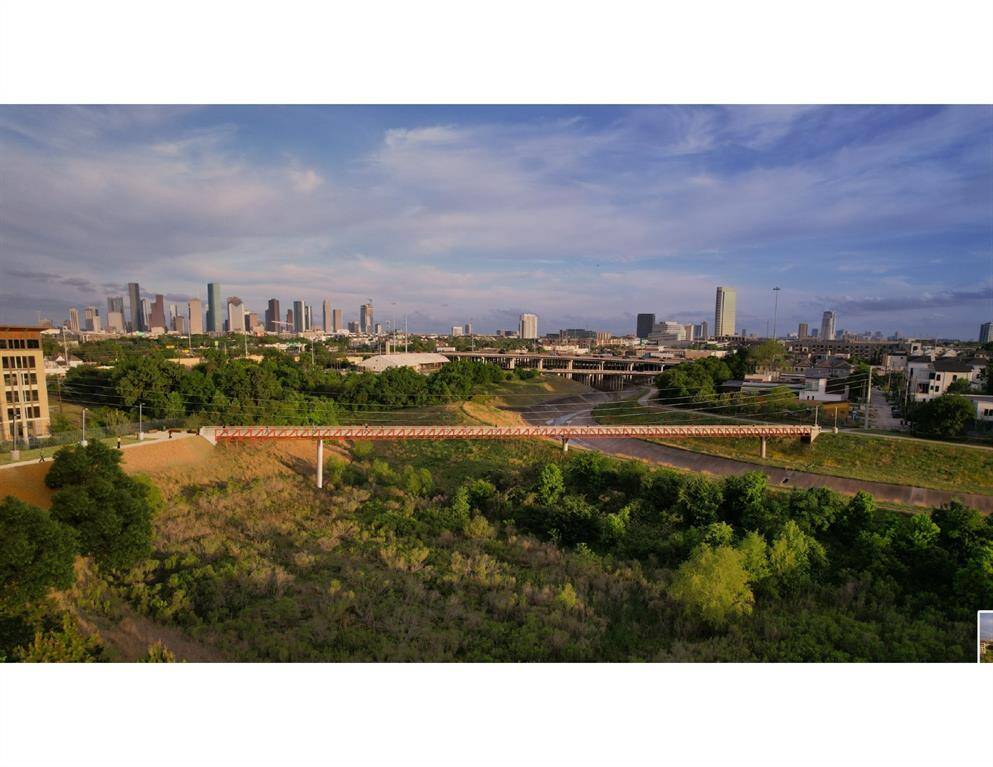 Rendering of the proposed Rutland St bridge connecting Bonner St to the Houston Heights.
