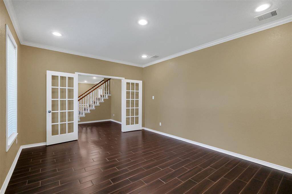 HUGE downstairs office.