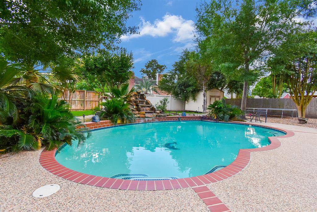 Who could resist this private blue lagoon?