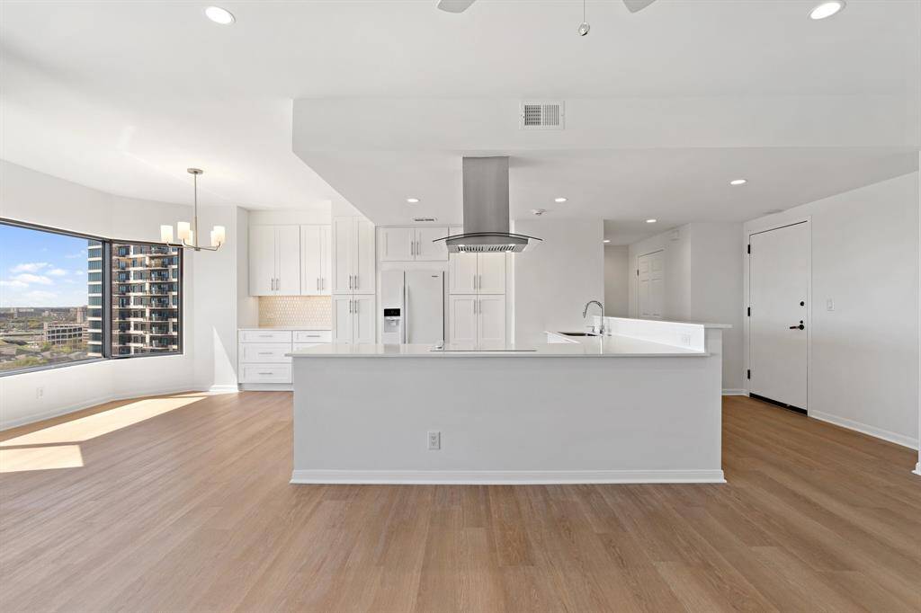 Wonderful open floor plan with all new surfaces.