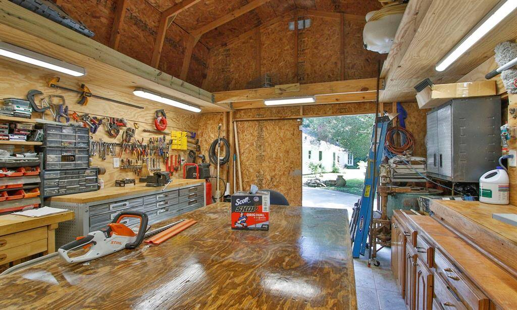 Brown Wood shop Building