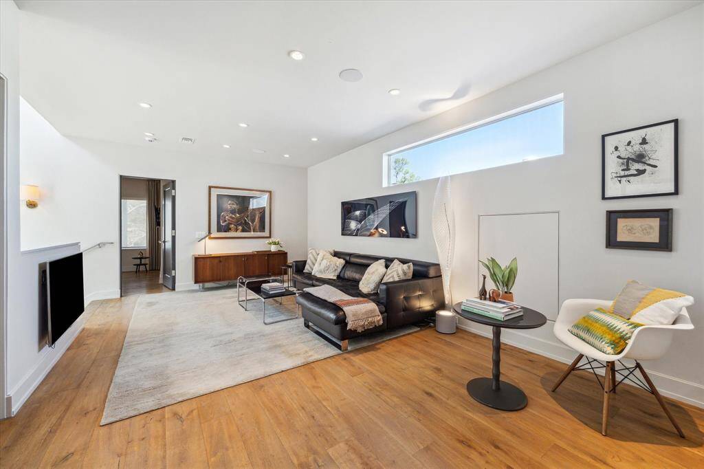 The current owner uses this space as a home office. All the built-ins stay. Don't need this as an office? Think about a playroom for your children, a craft room, or a music room. There are endless opportunities.