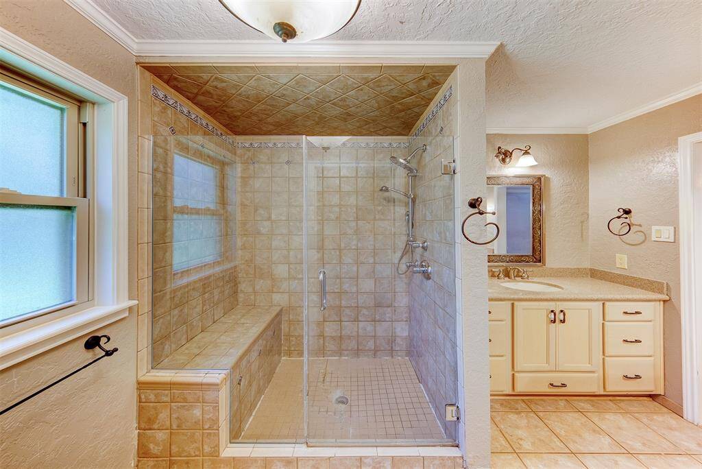 Primary bathroom shower
