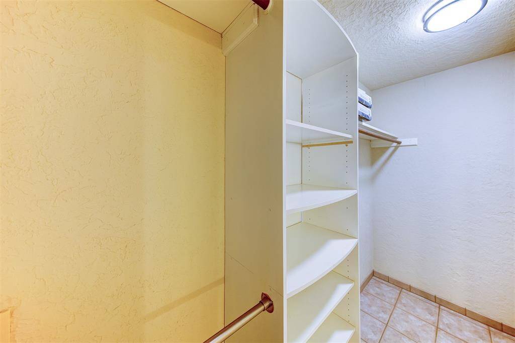 Primary closet