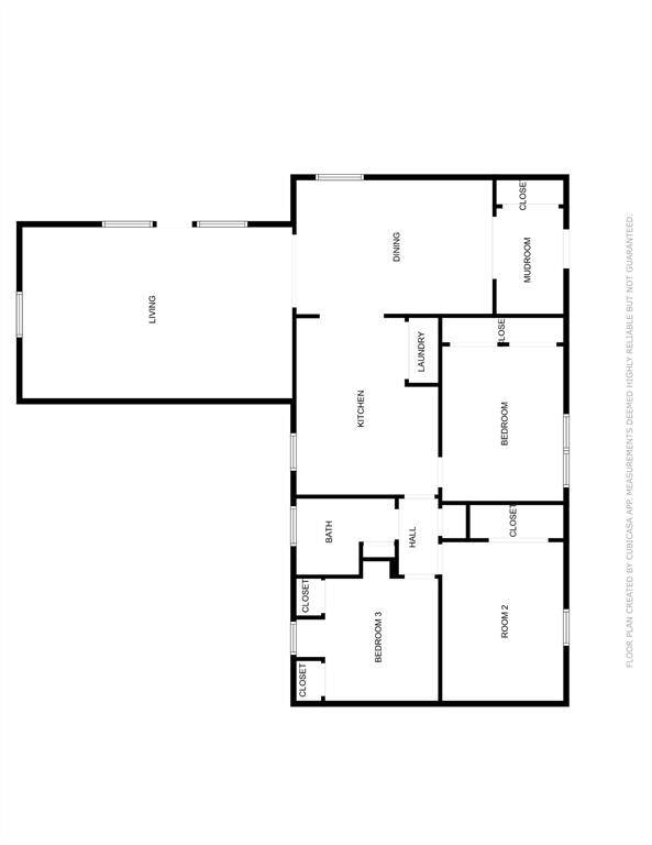 This homes floorplan was reimagined in 2005 and currently works perfectly as an airbnb. This layout creates privacy for the pool as it's sectioned off by the living space from the side entry to the left of the home.