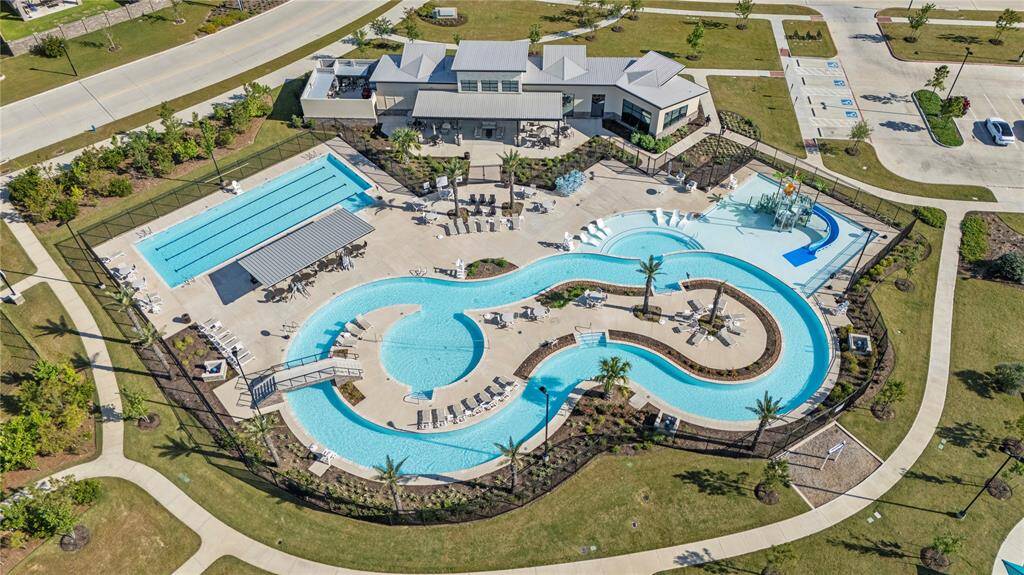 Enjoy hot summer days in the lazy river and lap pool.