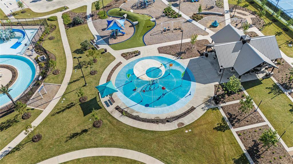 Cool off at the splash pad.