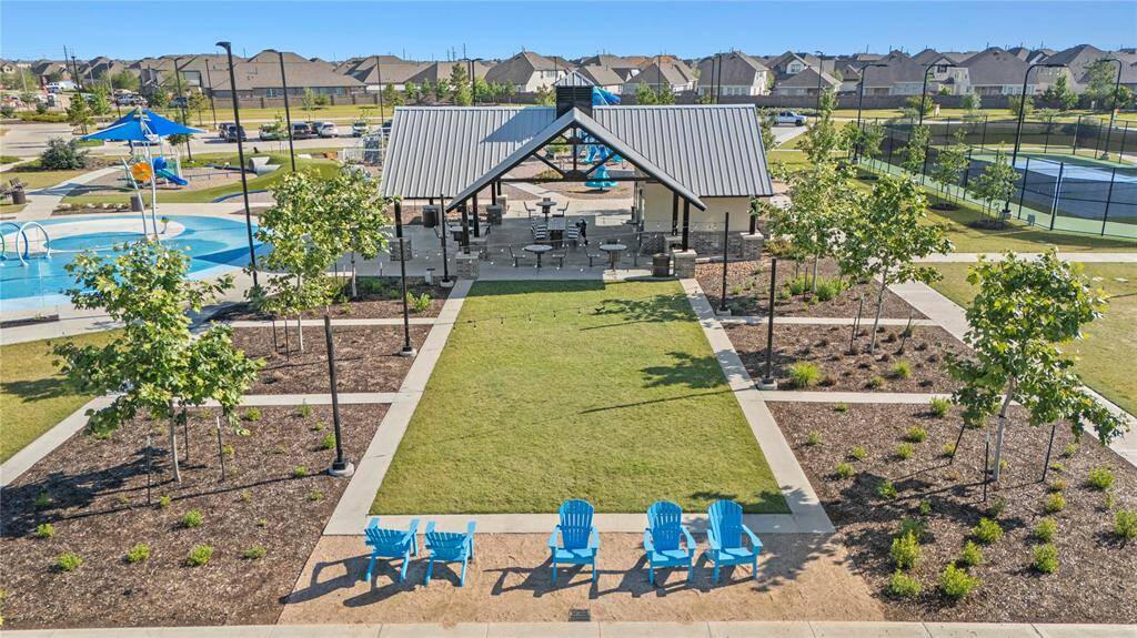 Event lawn and pavilion.