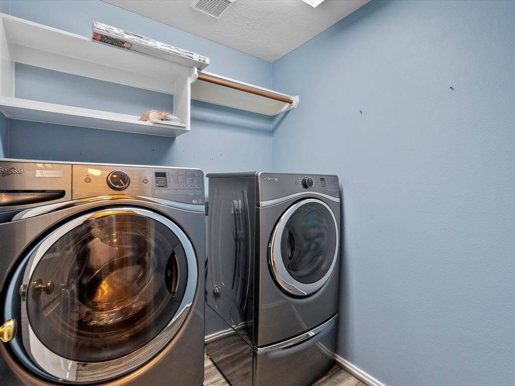 Utility Room Washer and Dryer Included