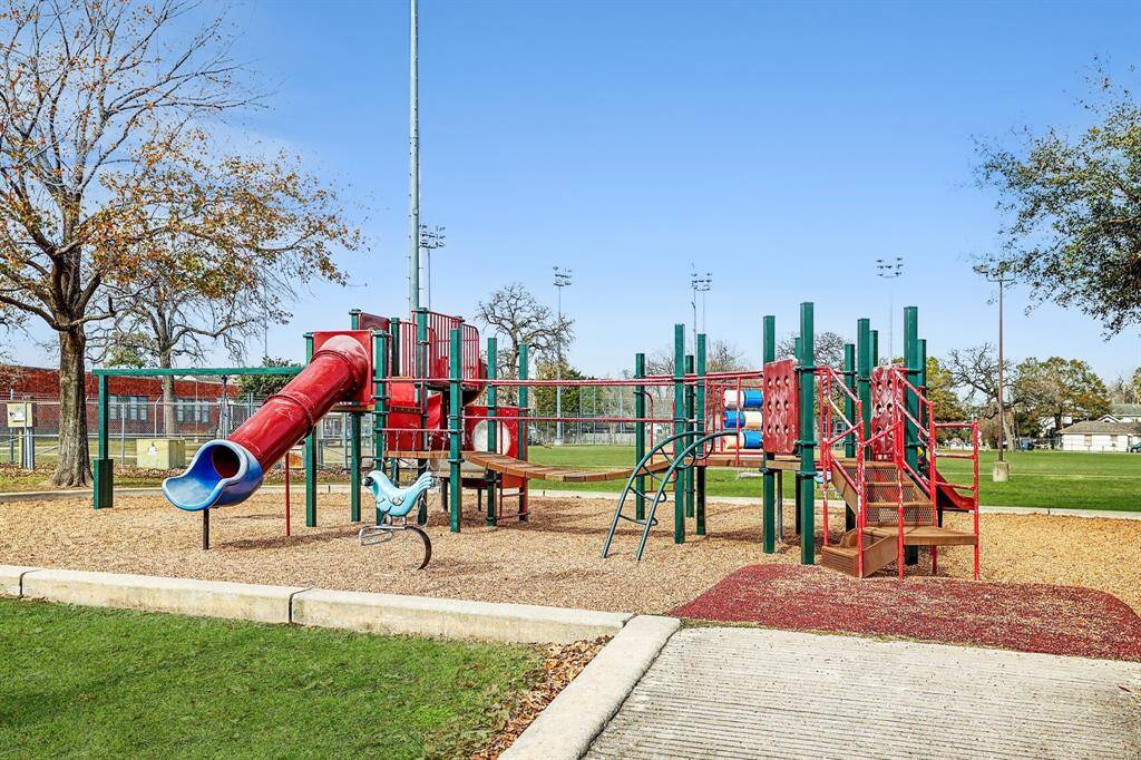 Large playground at Lawrence Park.