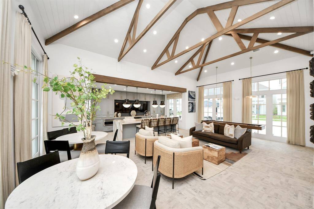 Residents can enjoy the community center with relaxing lounge areas, catering kitchen, coffee bar and games. Great for entertaining!
