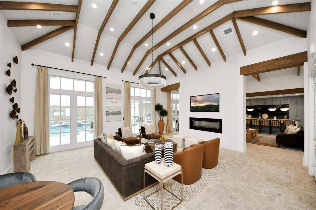 Residents can enjoy the community center with relaxing lounge areas, catering kitchen, coffee bar and games. Great for entertaining!