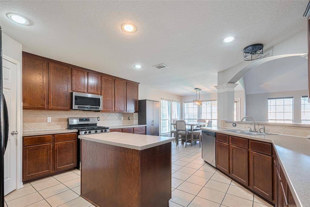 Large corner pantry and lots of counterspace!