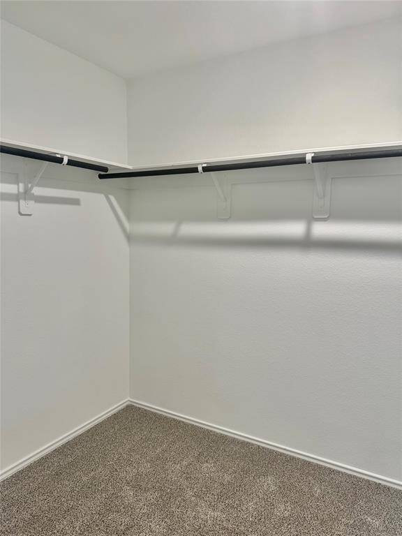 Huge walk in closet in primary