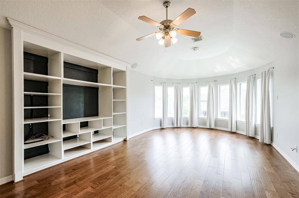 Game room with natural light