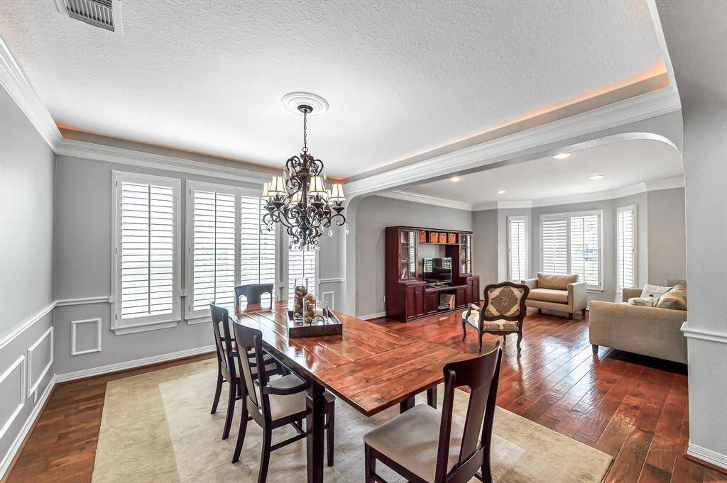 Dining room with natural light