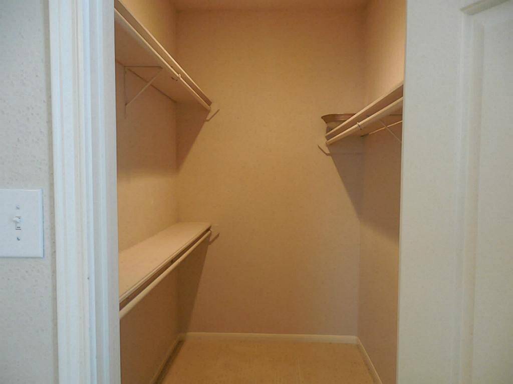 Plenty of closet space