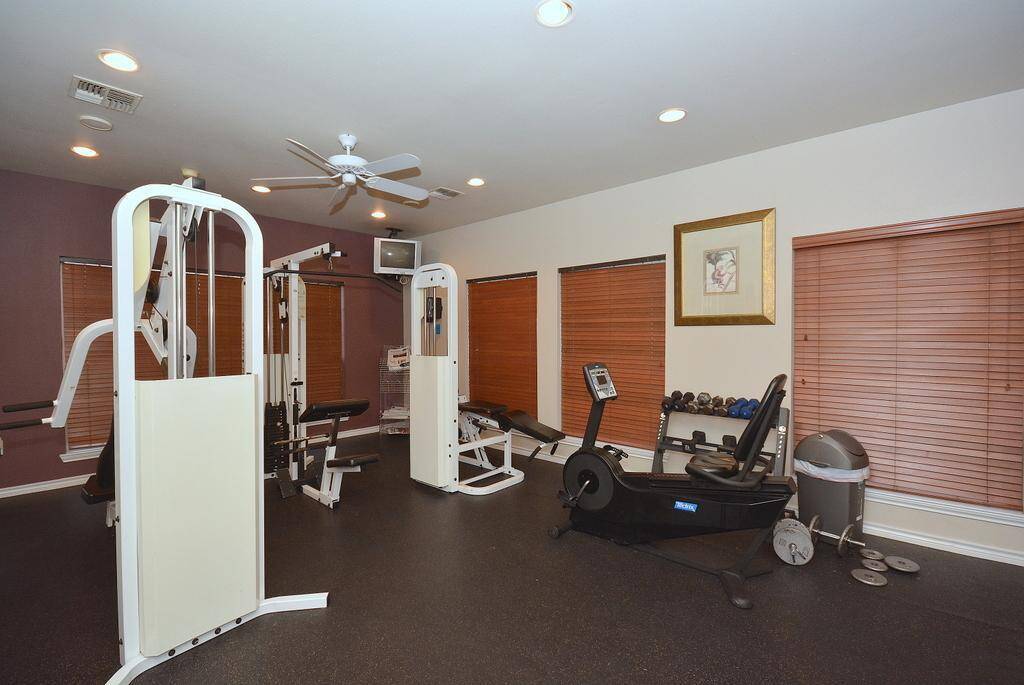 Fitness center available to all residents