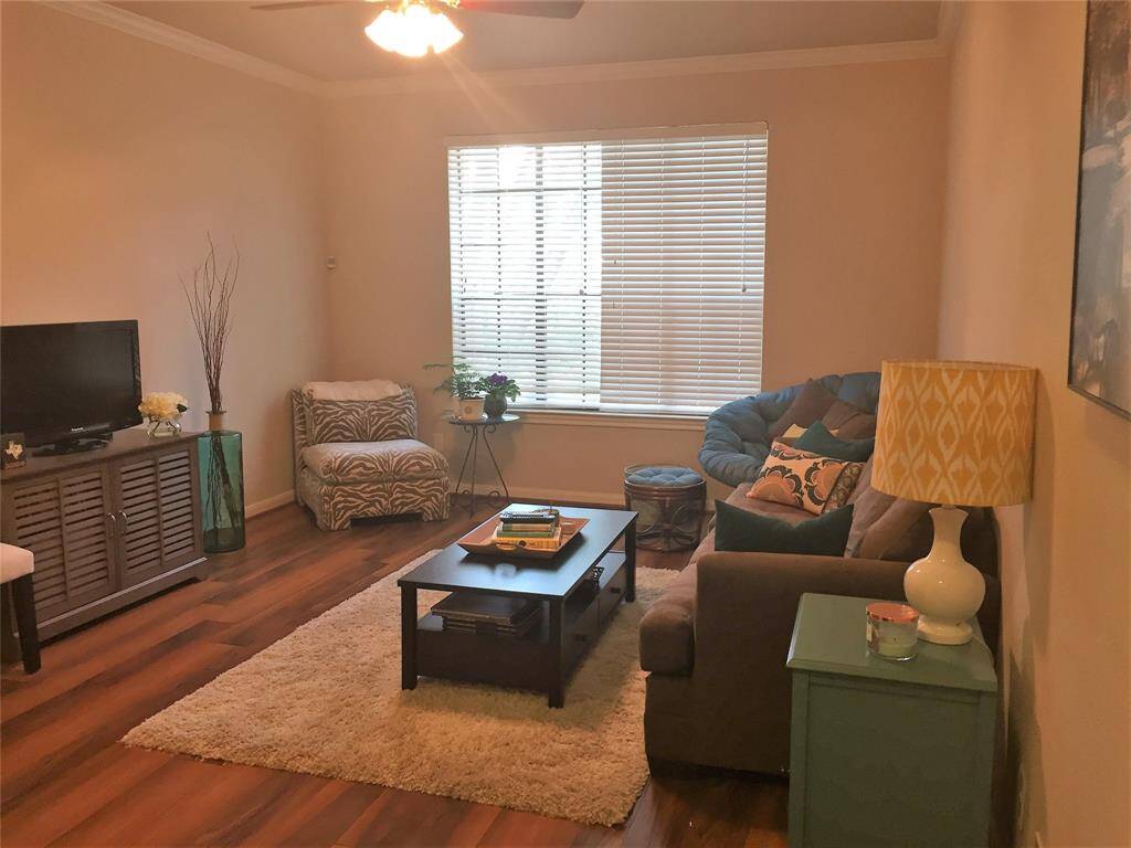 Example of set-up of the living area
