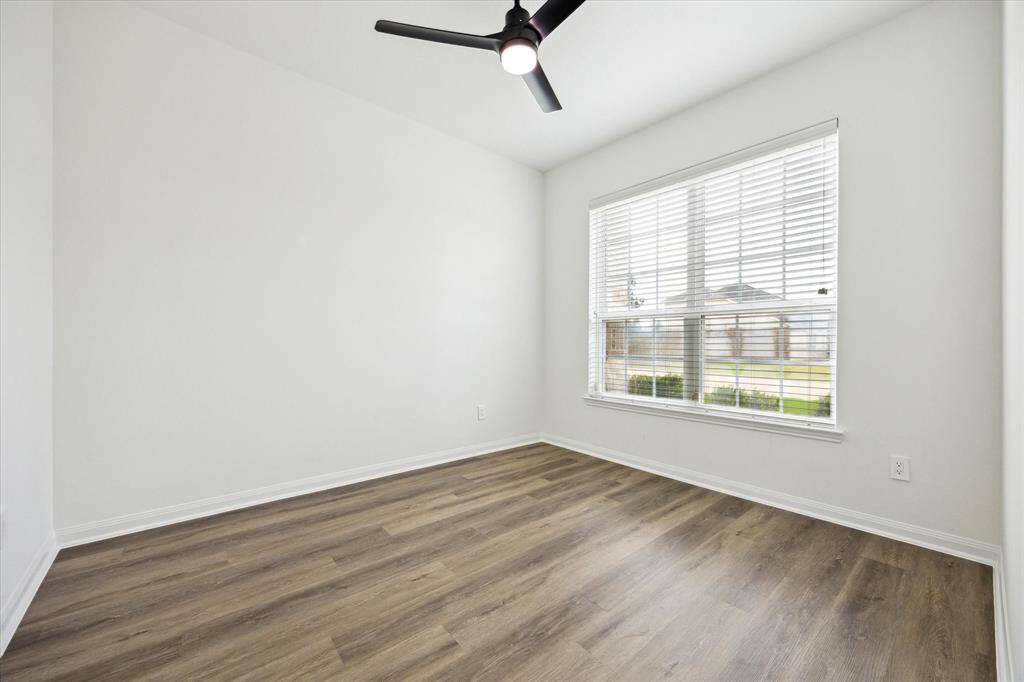 One of the two front guest bedrooms.
