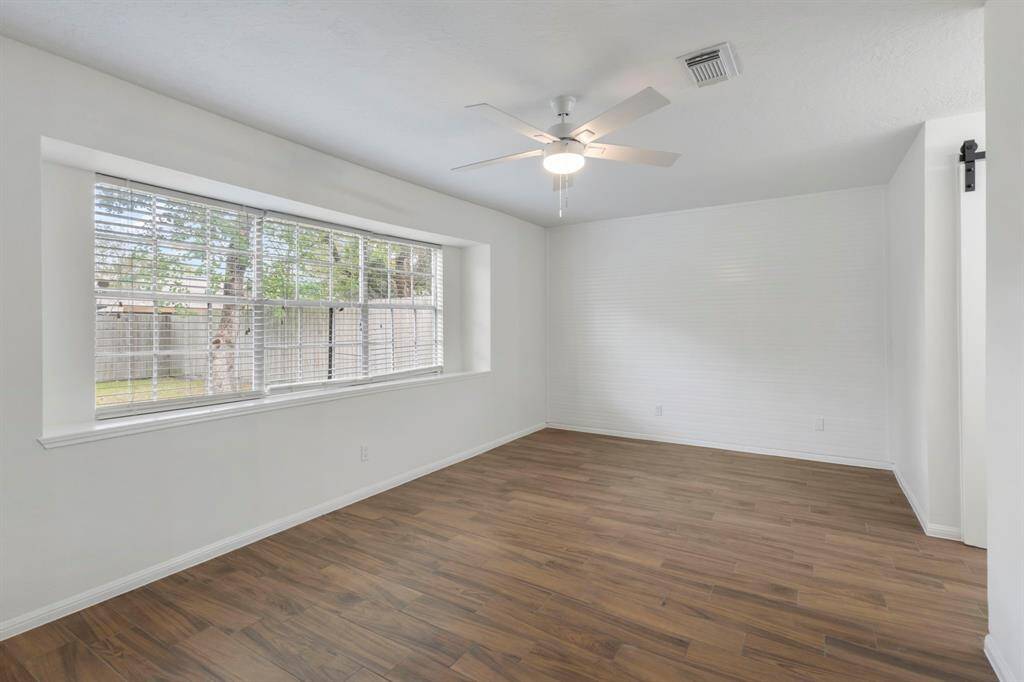 large primary bedroom.