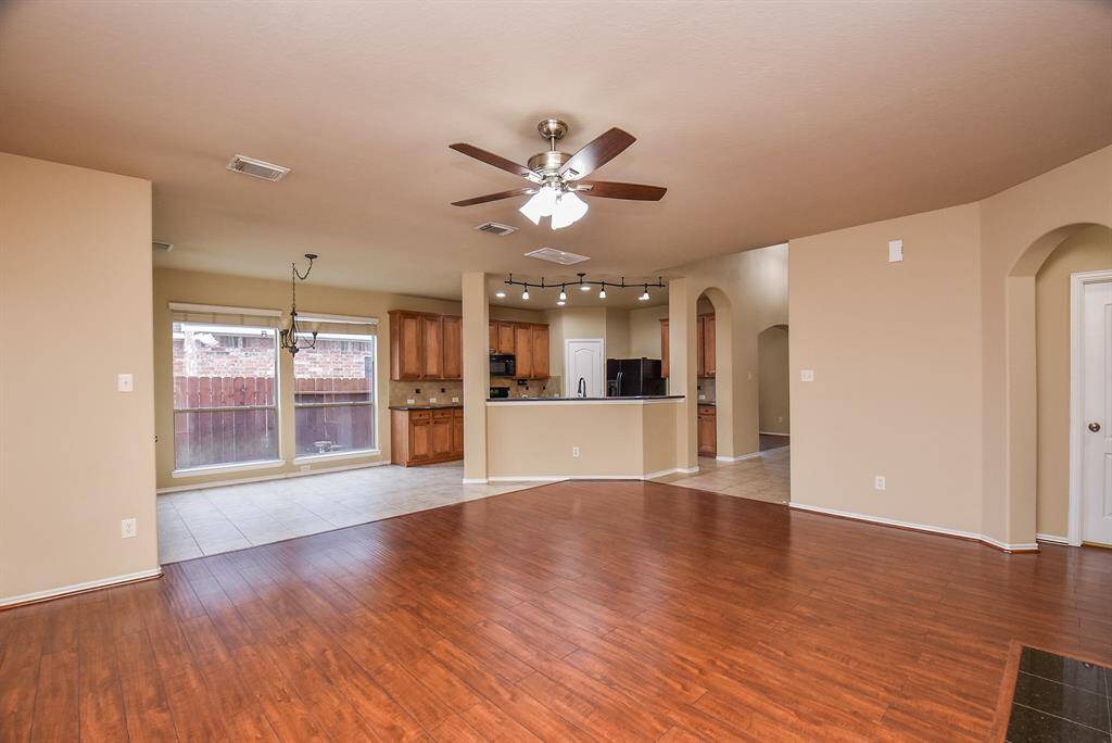 Living Room with beautiful Engineered Wood Floors