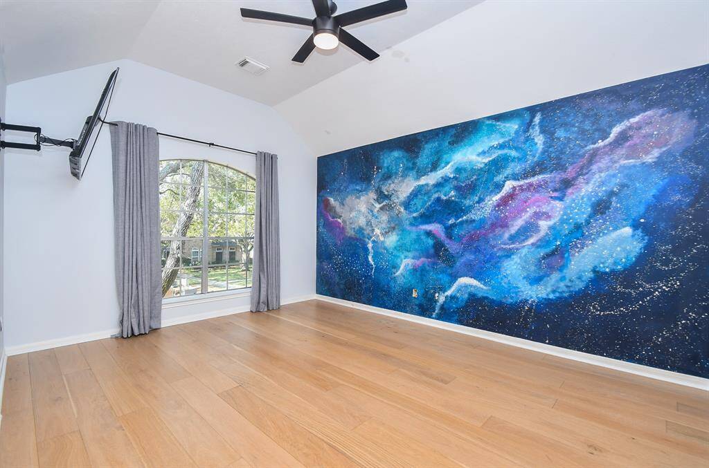 Galaxy wall gameroom