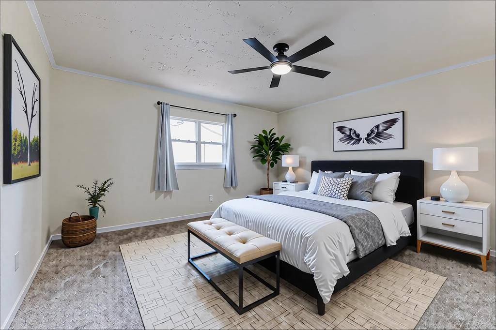 Freshly pained bedrooms