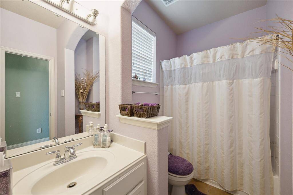 Third full bath with tub and shower
