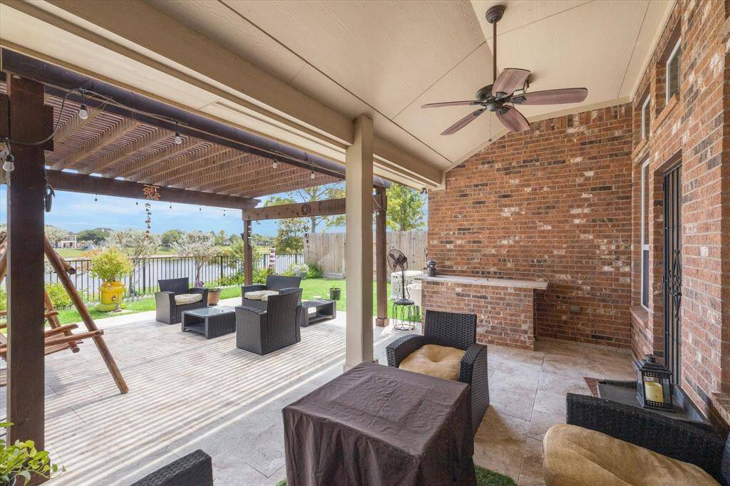 Covered patio