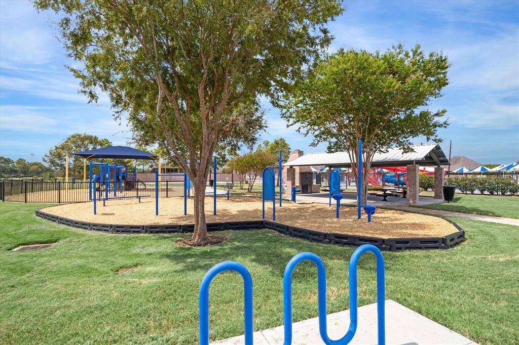Lot of slides and picnic area for family gathering