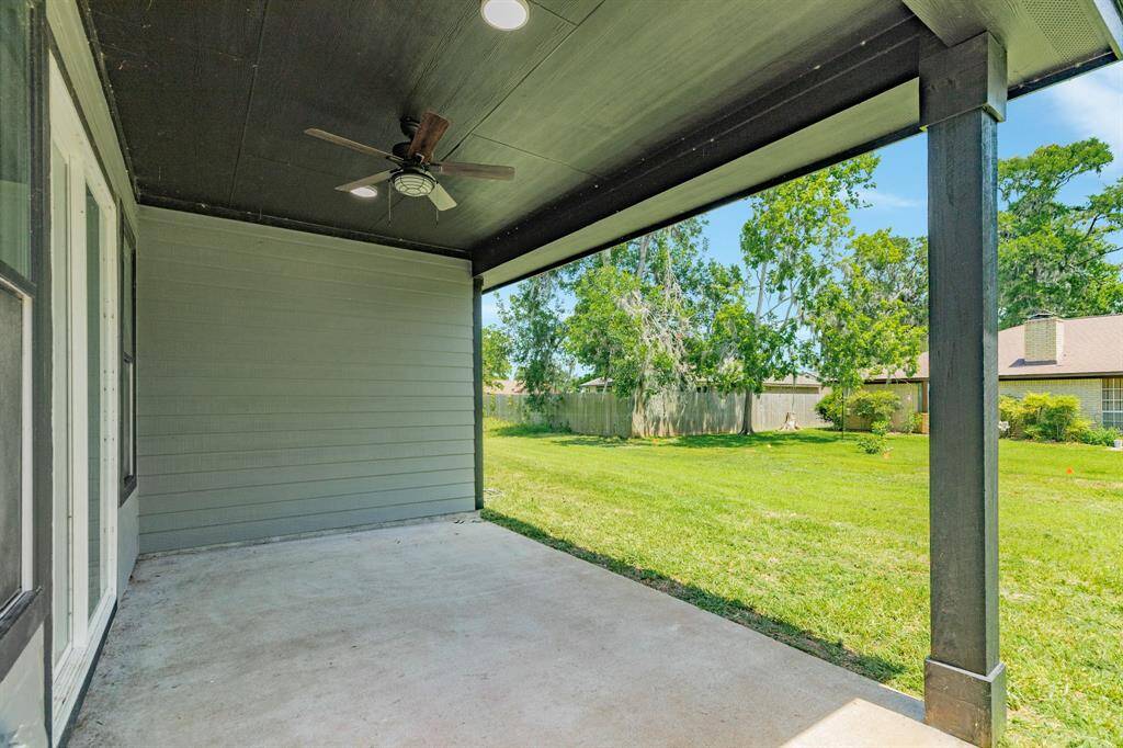 Back covered patio