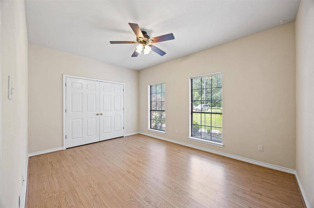 Secondary bedroom with large closet