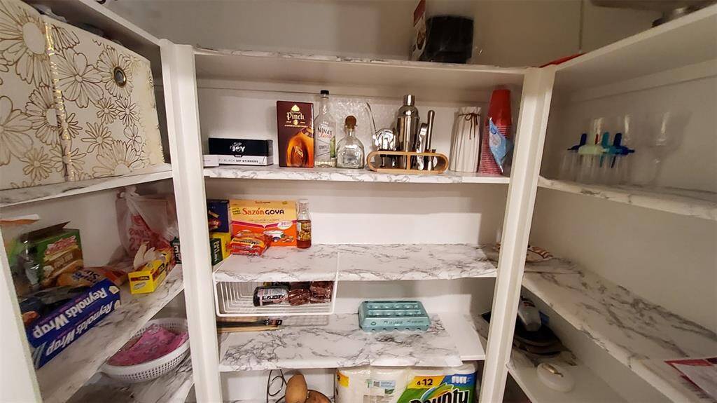 Big pantry.