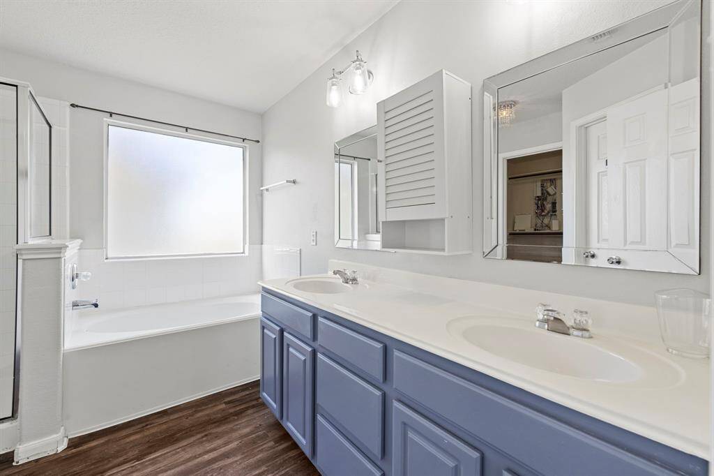 Primary bathroom- Standup Shower and Separate Tub