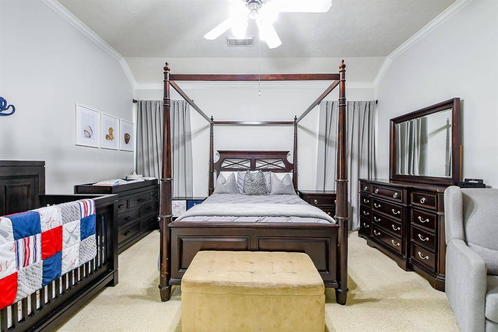 Primary Bedroom, large enough to accommodate King Size furniture