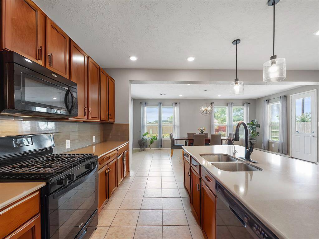 Plenty of space for storage. Lots of cabinet and countertop space.