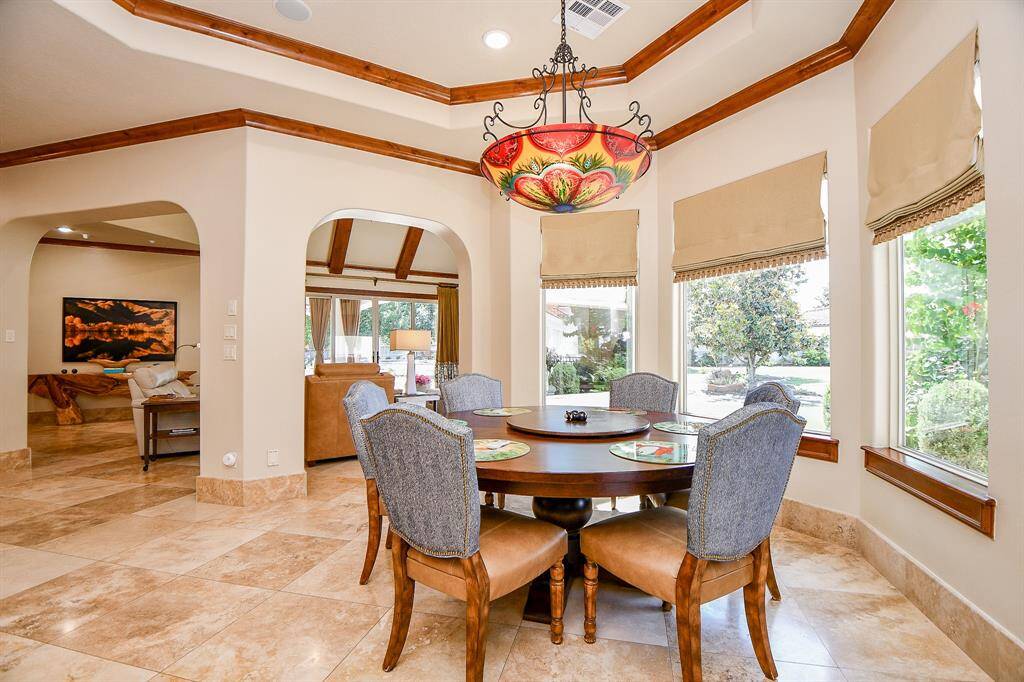 So many windows to enjoy the outdoor views of beautiful greenery.  It is a definite treat.