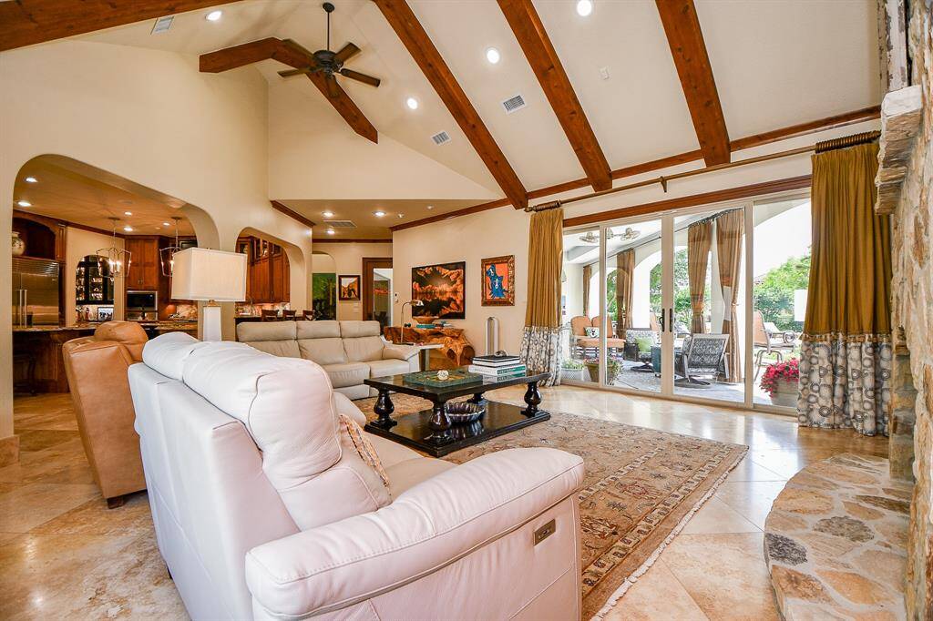 Very open floor plan, lots of architectural detail through out the home.