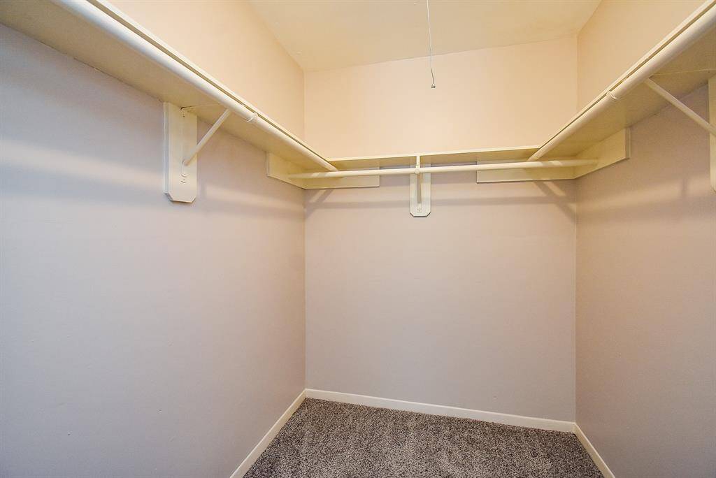 Spacious closets throughout