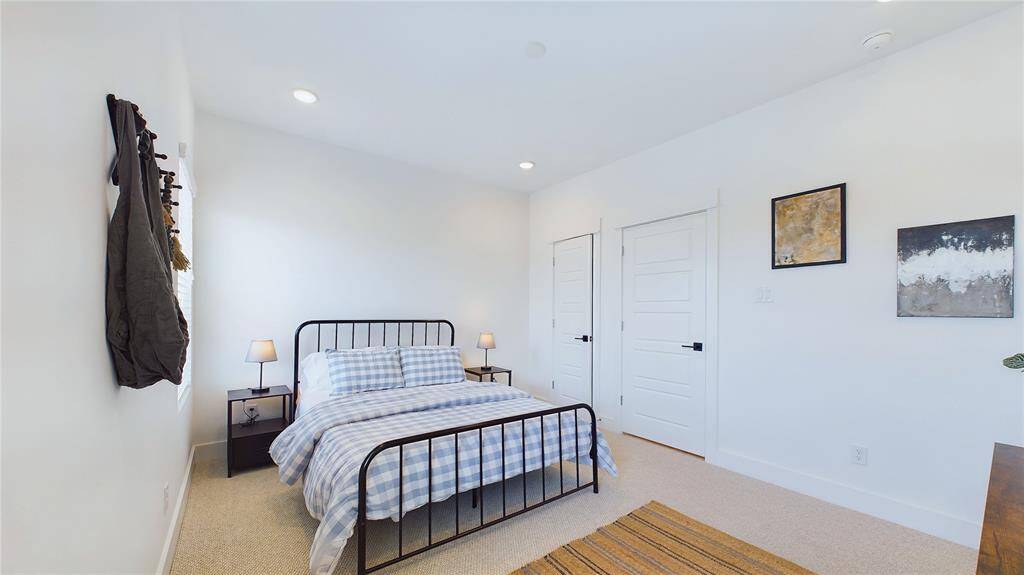 Spacious secondary bedrooms on the second floor with access to the Jack and Jill bathroom.
