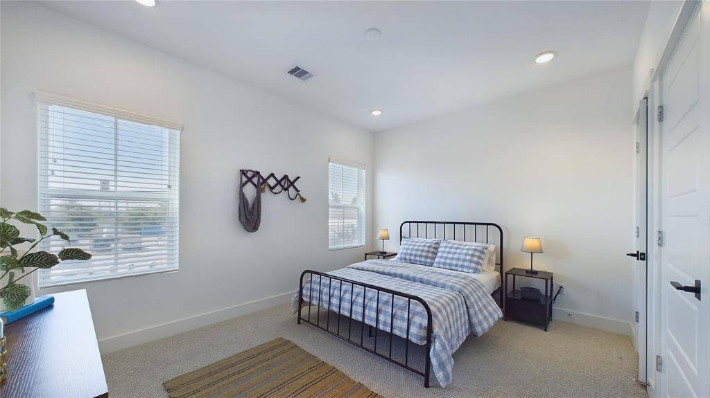 Spacious secondary bedrooms on the second floor with access to the Jack and Jill bathroom.