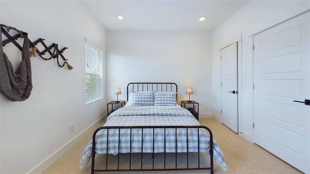 Spacious secondary bedrooms on the second floor with access to the Jack and Jill bathroom.