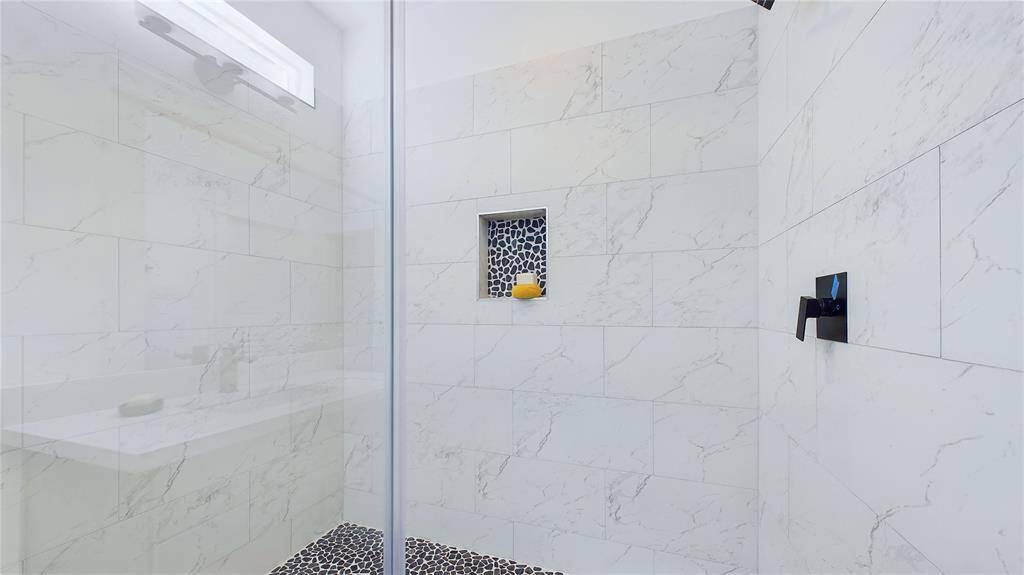 Primary bathroom shower