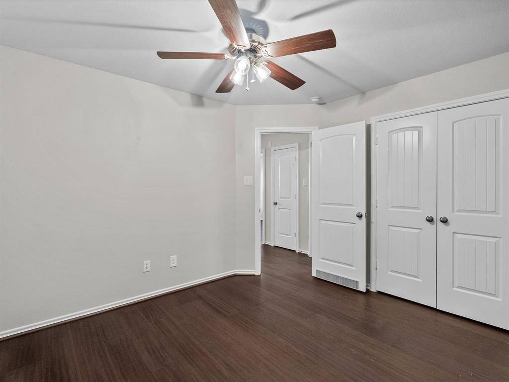 The fourth bedroom includes an extended walk-in closet - offering generous storage and a bit more room to stay organized.