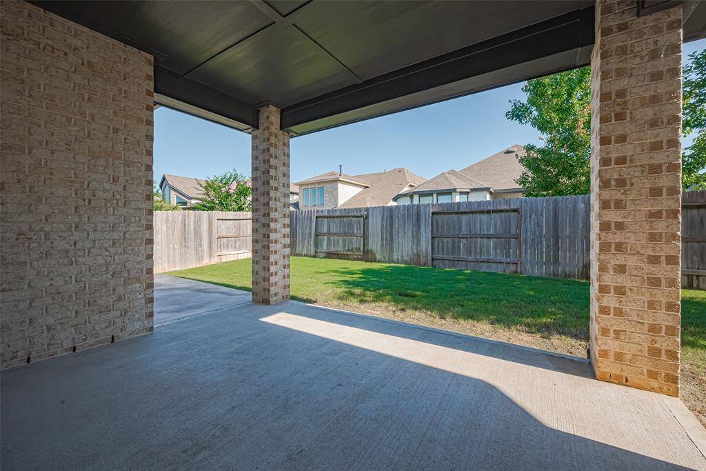 WOW!!  Huge covered patio out back