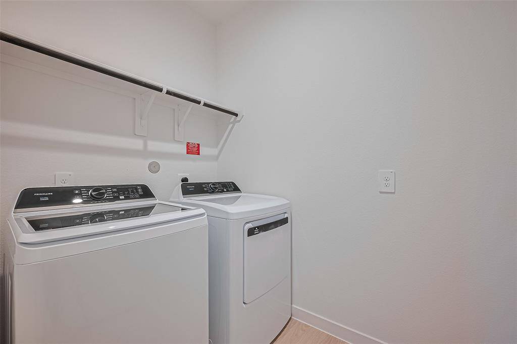 Washer and Dryer included
