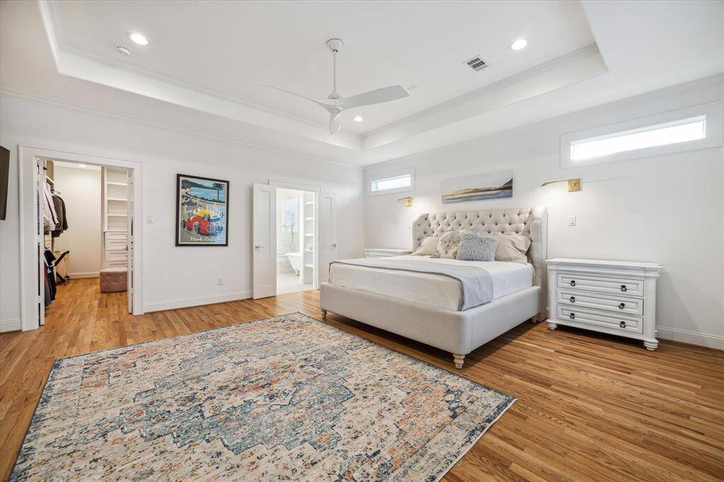 Massive primary suite with tons of natural light