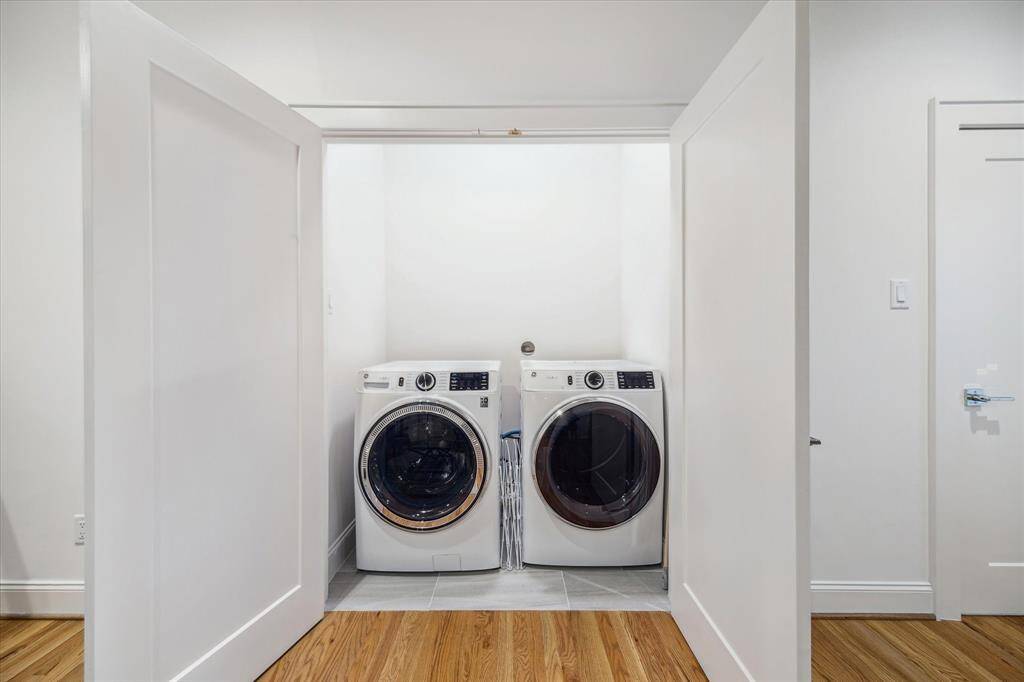 Separate laundry room in guest suite